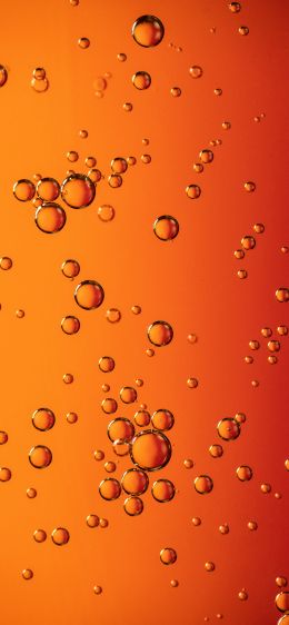 bubbles, liquid, redhead Wallpaper 828x1792