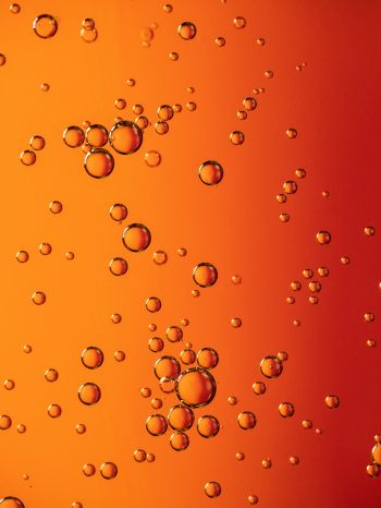 bubbles, liquid, redhead Wallpaper 2048x2732