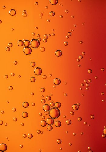bubbles, liquid, redhead Wallpaper 1668x2388