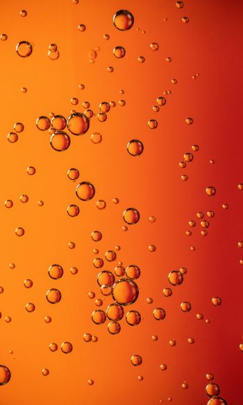 bubbles, liquid, redhead Wallpaper 1200x2000