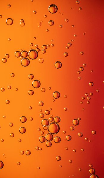 bubbles, liquid, redhead Wallpaper 600x1024