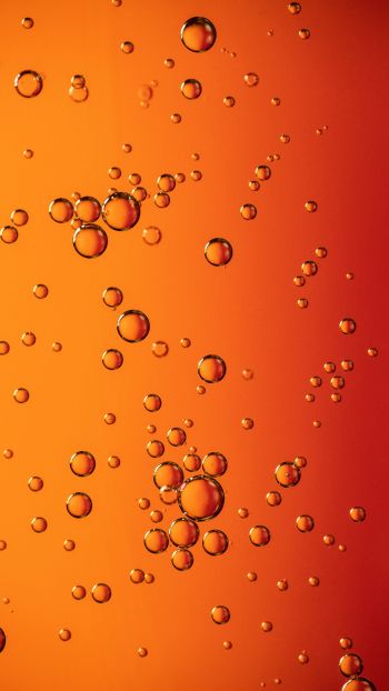 bubbles, liquid, redhead Wallpaper 1440x2560