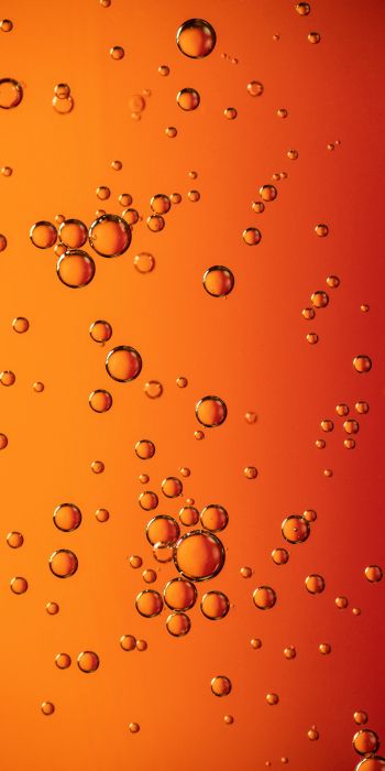 bubbles, liquid, redhead Wallpaper 720x1440