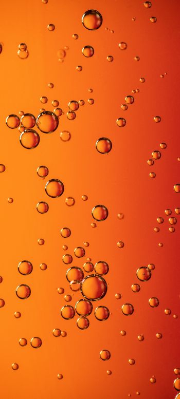 bubbles, liquid, redhead Wallpaper 1080x2400