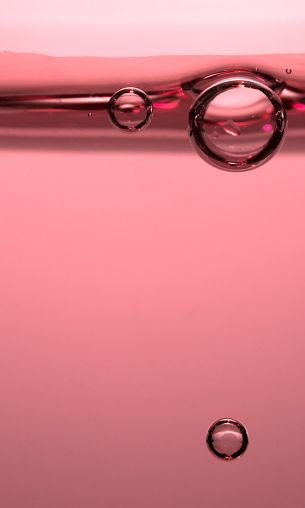 Обои 1200x2000 пузыри, розовый, жидкость