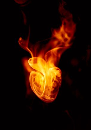 flame, bright, fire Wallpaper 1668x2388