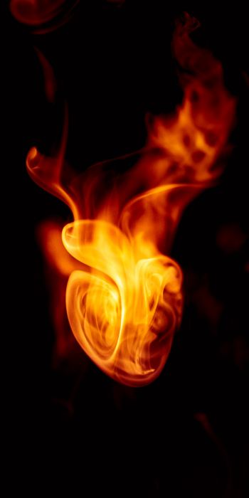 flame, bright, fire Wallpaper 720x1440