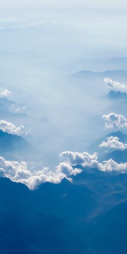 clouds, mountains Wallpaper 720x1440