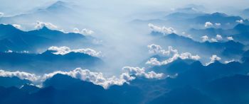 clouds, mountains Wallpaper 2560x1080
