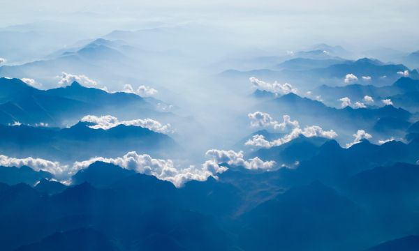 clouds, mountains Wallpaper 6000x3608