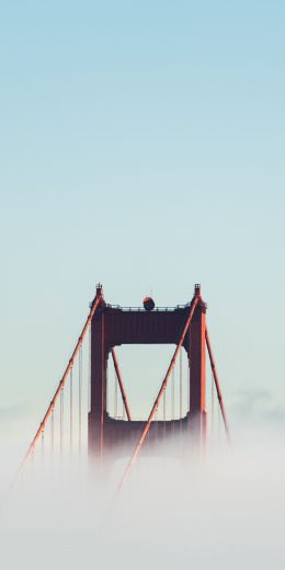 Golden Gate Bridge, San Francisco, USA Wallpaper 720x1440