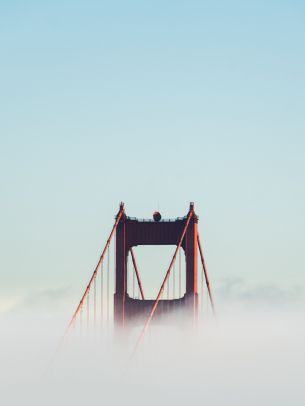 Golden Gate Bridge, San Francisco, USA Wallpaper 1668x2224