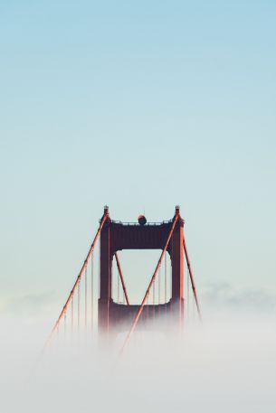 Golden Gate Bridge, San Francisco, USA Wallpaper 640x960