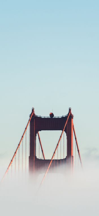 Golden Gate Bridge, San Francisco, USA Wallpaper 1080x2340