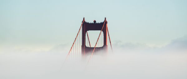 Golden Gate Bridge, San Francisco, USA Wallpaper 2560x1080