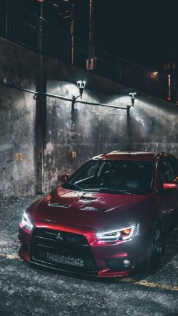 Mitsubishi, sports car Wallpaper 640x1136