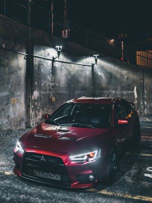 Mitsubishi, sports car Wallpaper 1620x2160