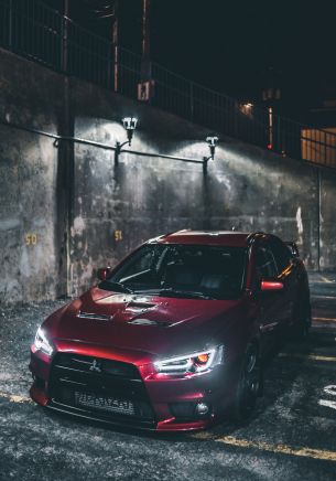 Обои 1668x2388 Mitsubishi, спортивная машина