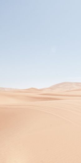 Обои 720x1440 песчаные дюны, небо