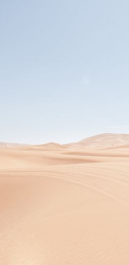 sand dunes, sky Wallpaper 1080x2220