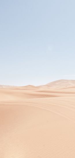 Обои 720x1520 песчаные дюны, небо