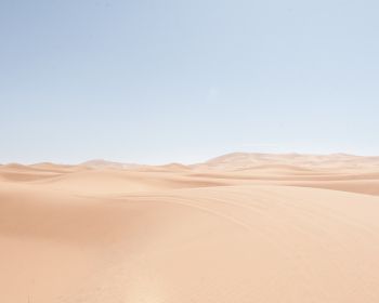 Обои 1280x1024 песчаные дюны, небо