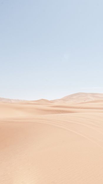 sand dunes, sky Wallpaper 640x1136