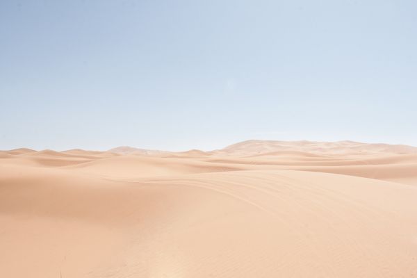 Обои 3456x2304 песчаные дюны, небо