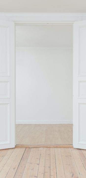 white, door Wallpaper 1440x2960