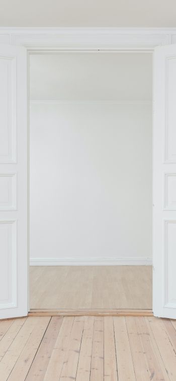 white, door Wallpaper 1284x2778