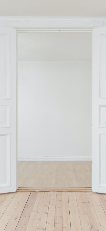 white, door Wallpaper 1080x2340