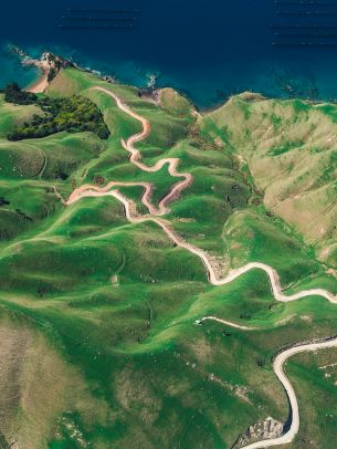 Durville Island, New Zealand Wallpaper 1536x2048