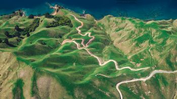 Обои 2560x1440 Остров Дюрвиль, Новая Зеландия