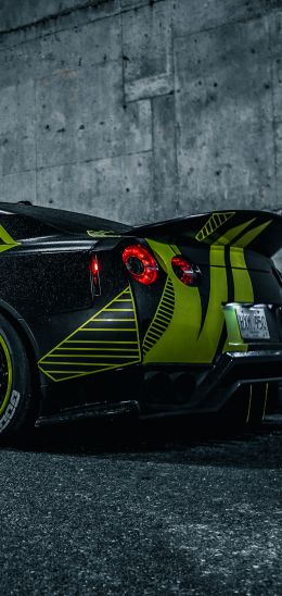 Mitsubishi, sports car Wallpaper 1080x2280