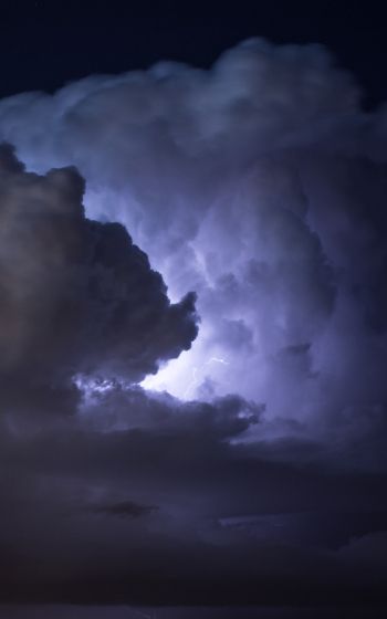 lightning, world, clouds Wallpaper 800x1280
