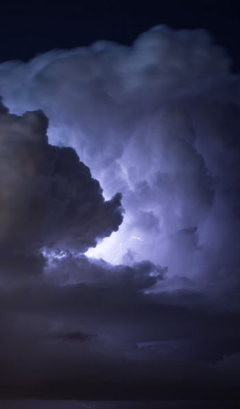 lightning, world, clouds Wallpaper 600x1024
