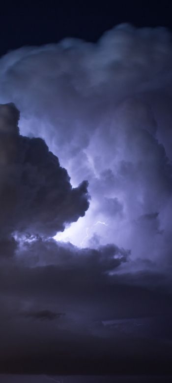 lightning, world, clouds Wallpaper 720x1600