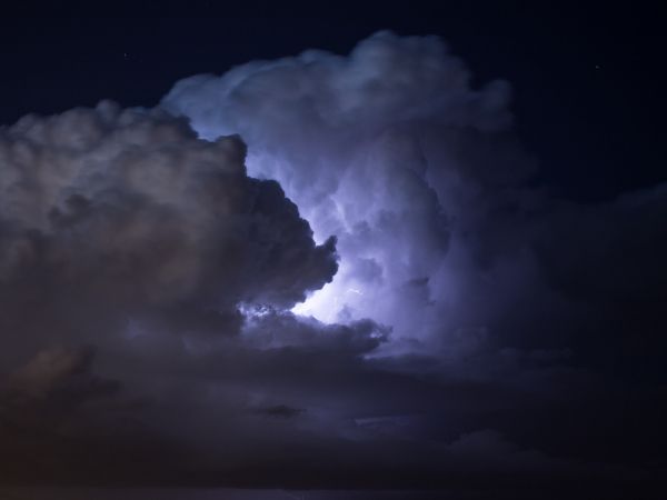 lightning, world, clouds Wallpaper 1024x768