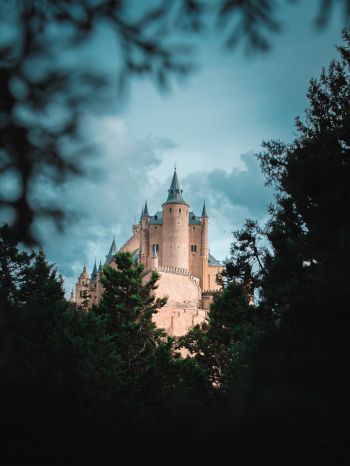 Обои 1536x2048 замок, Сеговия, Испания