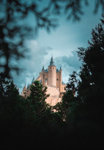 Обои 1668x2388 замок, Сеговия, Испания