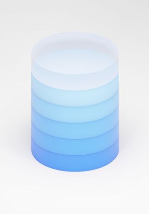 cylinder, blue Wallpaper 1640x2360