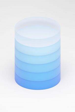 cylinder, blue Wallpaper 640x960