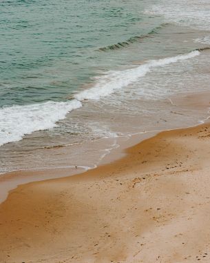 sea, sand, wave, breeze Wallpaper 3528x4410