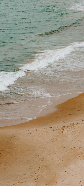 sea, sand, wave, breeze Wallpaper 720x1600