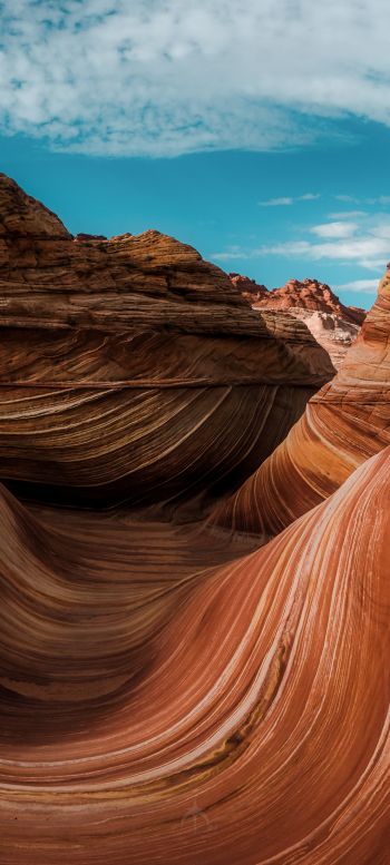 canyon, sky Wallpaper 1080x2400