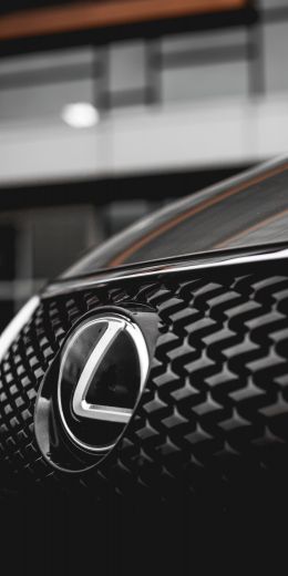 Lexus, emblem, radiator grill Wallpaper 720x1440