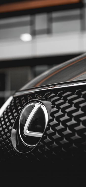 Lexus, emblem, radiator grill Wallpaper 1080x2340