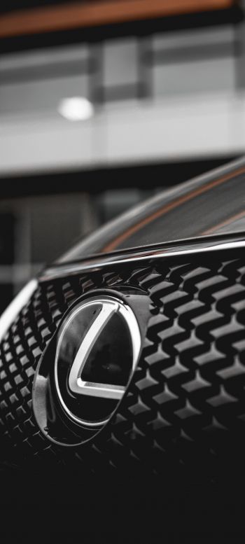 Lexus, emblem, radiator grill Wallpaper 1080x2400