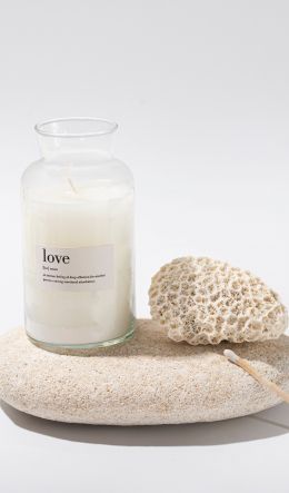 candle, stone, spike Wallpaper 600x1024