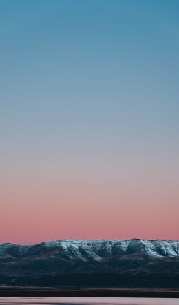 mountains, horizon, sunset Wallpaper 600x1024